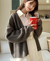 DHOLIC | ジグザグカーディガン(カーディガン/ボレロ)