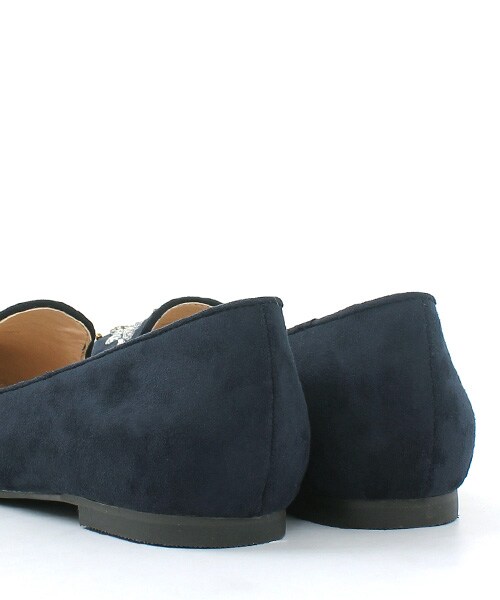 RANDA(ランダ)の「フラワービジューオペラフラッツ/PS3797(フラットパンプス・レディース・ネイビー/ブラック/ベージュ・22.5/23.0/23.5/24.0/24.5/25.0)」の6枚目の写真