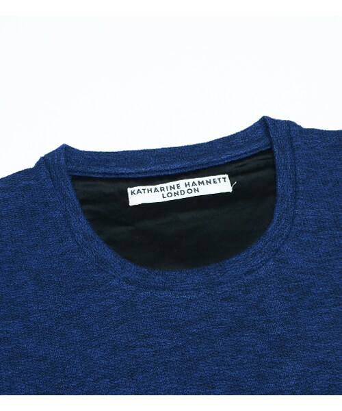 KATHARINE HAMNETT LONDON (キャサリンハムネットロンドン)の「BRITZ INLAY(トップス・メンズ・ブルー/グリーン/レッド・M/L/AL)」の5枚目の写真