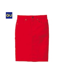 GU | （GU）コーデュロイタイトスカート(スカート)