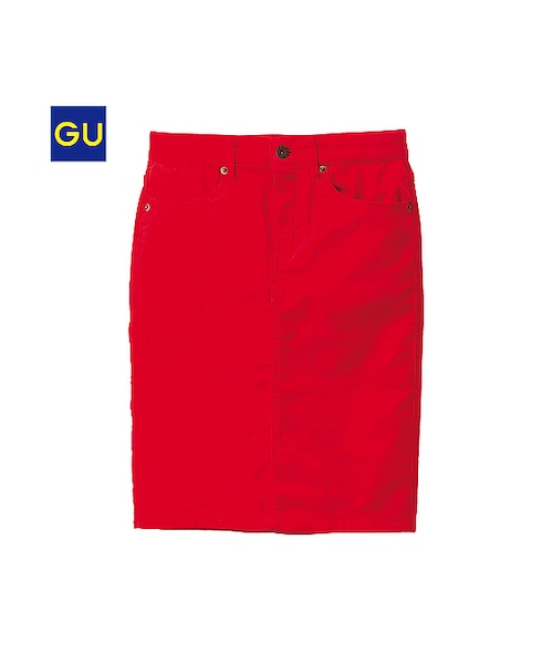 GU（ジーユー）の「（GU）コーデュロイタイトスカート（WOMEN ⁄ スカート・レディース・BEIGE/NAVY/RED/BLACK・XL/L/M/S）」の4枚目の写真