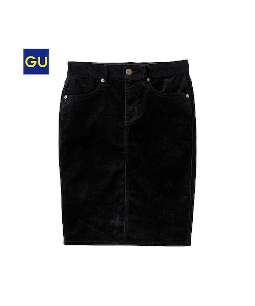 GU（ジーユー）の「（GU）コーデュロイタイトスカート（WOMEN