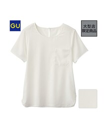 GU | （GU）Ｔブラウス（半袖）Ａ(トップス)