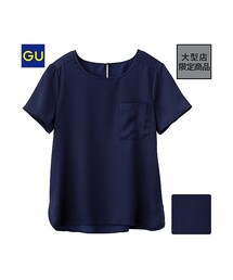 GU | （GU）Ｔブラウス（半袖）Ａ(トップス)