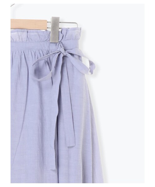 Samansa Mos2(サマンサ モスモス)の「2枚重ねエプロンスカート(スカート・オフホワイト/ブラック/ラベンダー・F)」の4枚目の写真