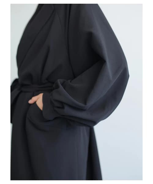 AMERICAN HOLIC（アメリカンホリック）の「【先行予約】花粉防止袖ギャザーデザイントレンチコート（ジャケット/アウター・ライトグレー/ブラック/ライトベージュ/ブルー・F）」の6枚目の写真