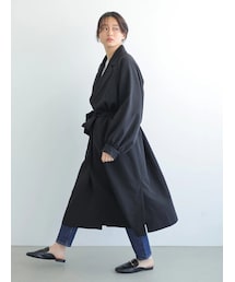 AMERICAN HOLIC | 【先行予約】花粉防止袖ギャザーデザイントレンチコート(ジャケット/アウター)