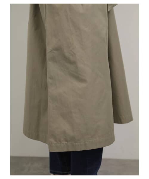 AMERICAN HOLIC（アメリカンホリック）の「【先行予約】花粉防止ロングトレンチコート（ジャケット/アウター・ベージュ/カーキ・M/L）」の9枚目の写真