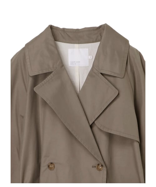 AMERICAN HOLIC（アメリカンホリック）の「【先行予約】花粉防止ロングトレンチコート（ジャケット/アウター・ベージュ/カーキ・M/L）」の14枚目の写真