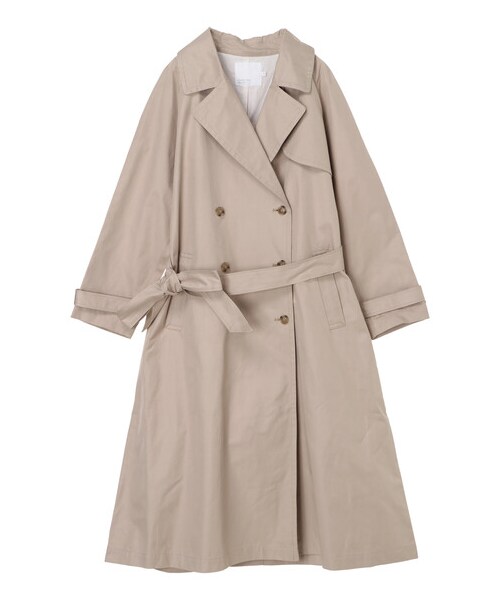 AMERICAN HOLIC（アメリカンホリック）の「【先行予約】花粉防止ロングトレンチコート（ジャケット/アウター・ベージュ/カーキ・M/L）」の18枚目の写真