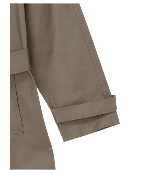 AMERICAN HOLIC（アメリカンホリック）の「【先行予約】花粉防止ロングトレンチコート（ジャケット/アウター・ベージュ/カーキ・M/L）」の15枚目の写真