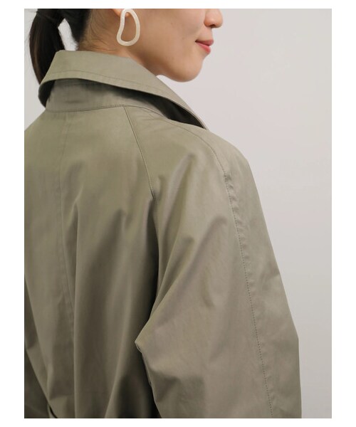 AMERICAN HOLIC（アメリカンホリック）の「【先行予約】花粉防止ロングトレンチコート（ジャケット/アウター・ベージュ/カーキ・M/L）」の6枚目の写真
