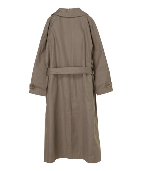 AMERICAN HOLIC（アメリカンホリック）の「【先行予約】花粉防止ロングトレンチコート（ジャケット/アウター・ベージュ/カーキ・M/L）」の13枚目の写真