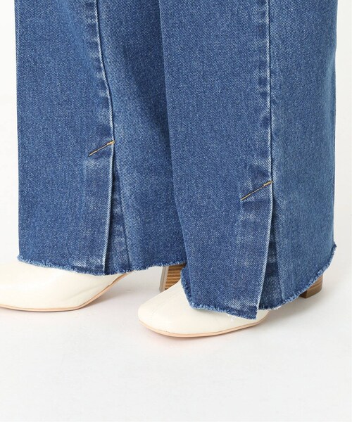 B.C STOCK(ベーセーストック)の「Natural Friendly Denim ワイドパンツ◆(パンツ・ブラック/S/M/(001)/在庫なし)」の22枚目の写真