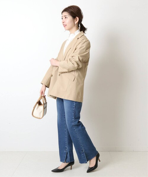 B.C STOCK(ベーセーストック)の「Natural Friendly Denim ワイドパンツ◆(パンツ・ブラック/S/M/(001)/在庫なし)」の8枚目の写真