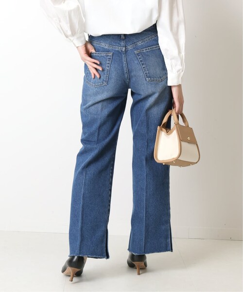 B.C STOCK(ベーセーストック)の「Natural Friendly Denim ワイドパンツ◆(パンツ・ブラック/S/M/(001)/在庫なし)」の2枚目の写真