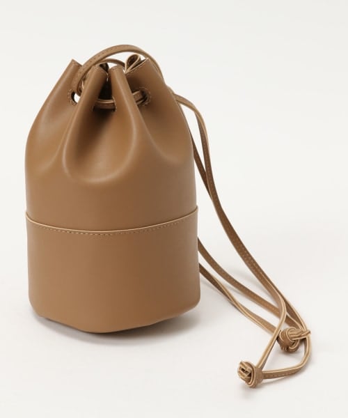 LOWRYS FARM(ローリーズファーム)の「FレザーキンチャクBAG(バッグ・ブラック/ベージュ)」の5枚目の写真