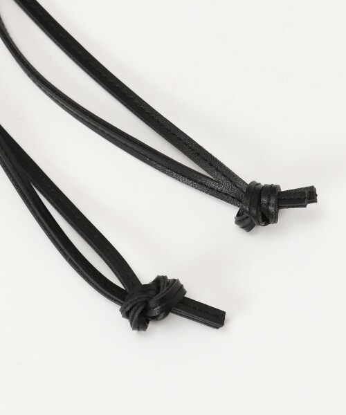 LOWRYS FARM(ローリーズファーム)の「FレザーキンチャクBAG(バッグ・ブラック/ベージュ)」の13枚目の写真