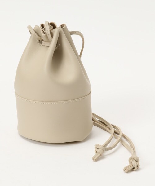 LOWRYS FARM(ローリーズファーム)の「FレザーキンチャクBAG(バッグ・ブラック/ベージュ)」の3枚目の写真