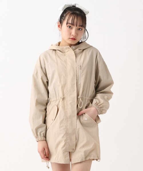 repipi armario(レピピ アルマリオ)の「☆WEB先行予約☆バックプリントマンパ(ジャケット/アウター・ブラック/ベージュ/ライトブルー)」の10枚目の写真