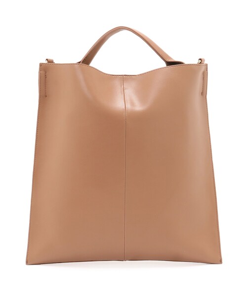 DouDou(ドゥドゥ)の「シンプリーフォローバッグ(トートバッグ・レディース・シルバー/ベージュ・F)」の2枚目の写真