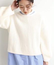 IENA（イエナ）の「《予約》カタアゼボリームスリーブ クルーネック プルオーバー◆（その他）」