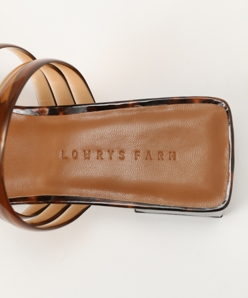 LOWRYS FARM（ローリーズファーム）の「クリアヒールサンダル（シューズ・ブラック/シルバー/ブラウン）」の13枚目の写真