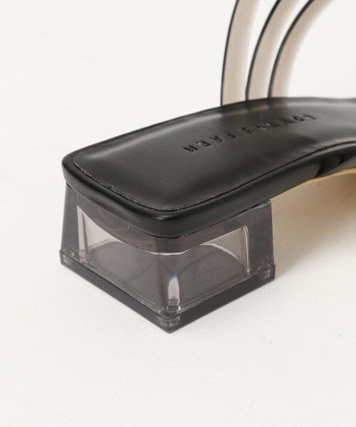 LOWRYS FARM（ローリーズファーム）の「クリアヒールサンダル（シューズ・ブラック/シルバー/ブラウン）」の10枚目の写真