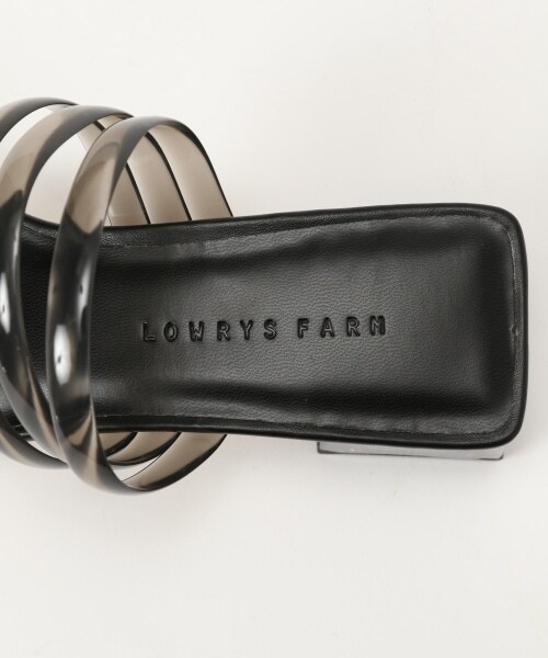 LOWRYS FARM（ローリーズファーム）の「クリアヒールサンダル（シューズ・ブラック/シルバー/ブラウン）」の11枚目の写真