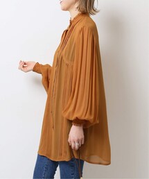 Spick & Span（スピックアンドスパン）の「ピンタックレースシアーブラウス（トップス）」