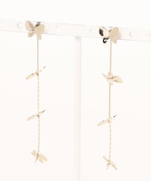 TITTY&CO.（ティティーアンドコー）の「バタフライロングピアス（アクセサリー・レディース）」