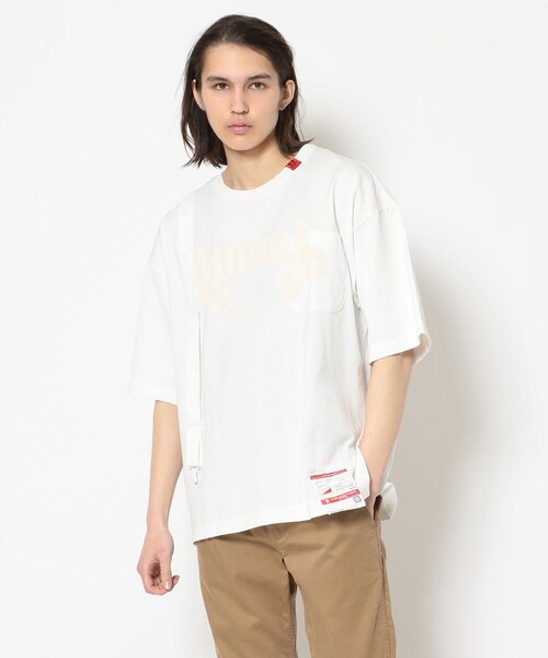 MIHARAYASUHIRO（ミハラヤスヒロ）の「Maison MIHARAYASUHIRO/メゾン ミハラヤスヒロ/SUSPENDER T-SHIRT（トップス・メンズ・WHITE/BLACK・46/48）」の12枚目の写真