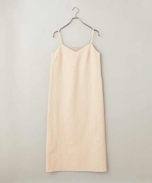 CIAOPANIC(チャオパニック)の「高密度ナイロンタスランキャミワンピース(ワンピース・レディース・ホワイト/ベージュ/ブラック・F)」の2枚目の写真