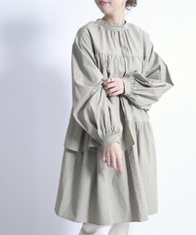 DouDou | テーアード2WAYチュニックブラウス(シャツ/ブラウス)