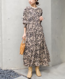 CAPRICIEUX LE'MAGE | アシメティアードワンピース(ワンピース)