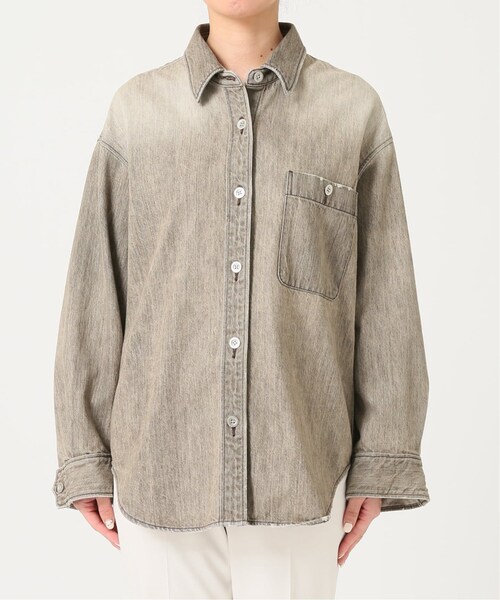 Noble（ノーブル）の「《予約》Foggy color Denim オーバーシャツ