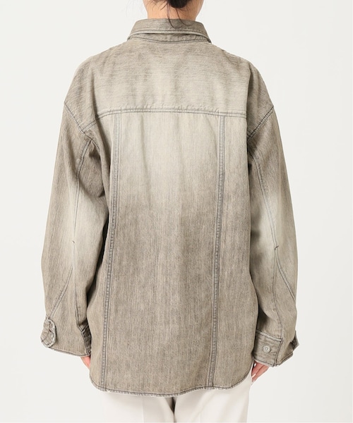 noble オーバーシャツ Noble（ノーブル）の「《予約》Foggy color Denim オーバーシャツ