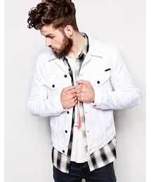 Nudie Jeans | Nudie Jeans Nudie Denim Jacket Perry White - White(デニムパンツ)