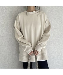 copine | ビッグシルエット袖切り替えスウェット(スウェット)