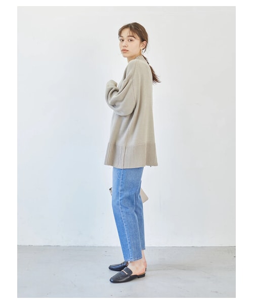 earth music&ecology(アースミュージックアンドエコロジー)の「COTTON USAデニムパンツ(テーパード)(パンツ・ミディアムインディゴ/ダークインディゴ・S/M/L)」の10枚目の写真
