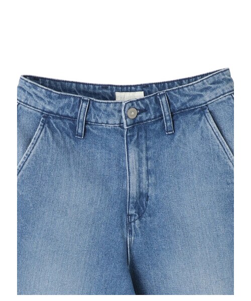 earth music&ecology(アースミュージックアンドエコロジー)の「COTTON USAデニムパンツ(フレア)(パンツ・ミディアムインディゴ/ダークインディゴ・S/M/L)」の12枚目の写真