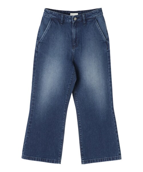 earth music&ecology(アースミュージックアンドエコロジー)の「COTTON USAデニムパンツ(フレア)(パンツ・ミディアムインディゴ/ダークインディゴ・S/M/L)」の17枚目の写真