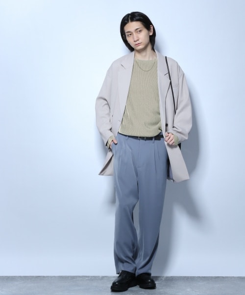 HARE（ハレ）の「プリーツプルオーバー（トップス・ブラック/グレー/ライトグリーン）」の6枚目の写真