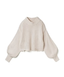 GRL | 裾クラッシュボリュームスリーブニットトップス(ニット/セーター)