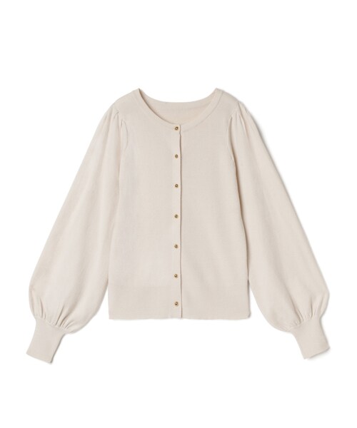 GRL(グレイル)の「ボリュームスリーブニットカーディガン(カーディガン/ボレロ・レディース・ラベンダー/アイボリー・M)」の2枚目の写真