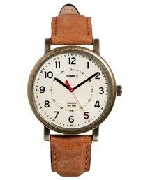 TIMEX | Timex Watch Originals Classic Round Leather Strap T2P220 - Brown(アナログ腕時計)