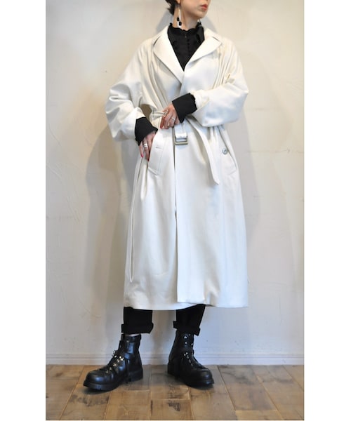 --（--）の「ドリルコート（その他アウター・レディース・ブルー/ホワイト・one）」の2枚目の写真