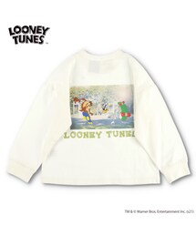 【LOONEY TUNES】スケボーグラフィック長袖Tシャツ