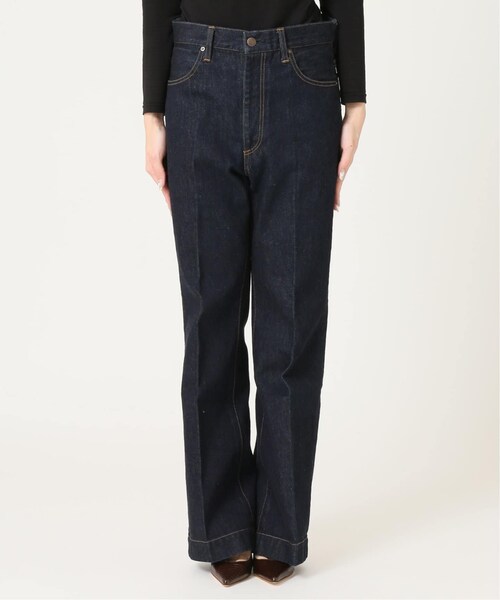 plage（プラージュ）の「《予約》センタープレスデニムパンツ◆（パンツ・ホワイト/32/在庫あり/34/36/38）」の5枚目の写真