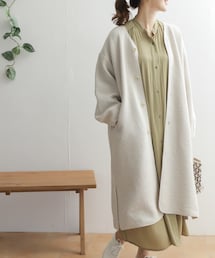 URBAN RESEARCH DOORS（アーバンリサーチドアーズ）の「キルトノーカラーコート（その他・レディース）」